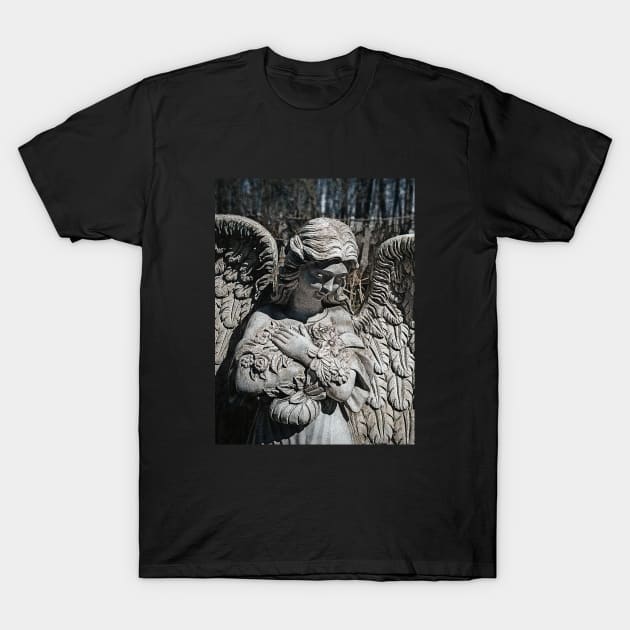 Angelus meus semper mecum // My guardian angel is always with me T-Shirt by MSGCNS